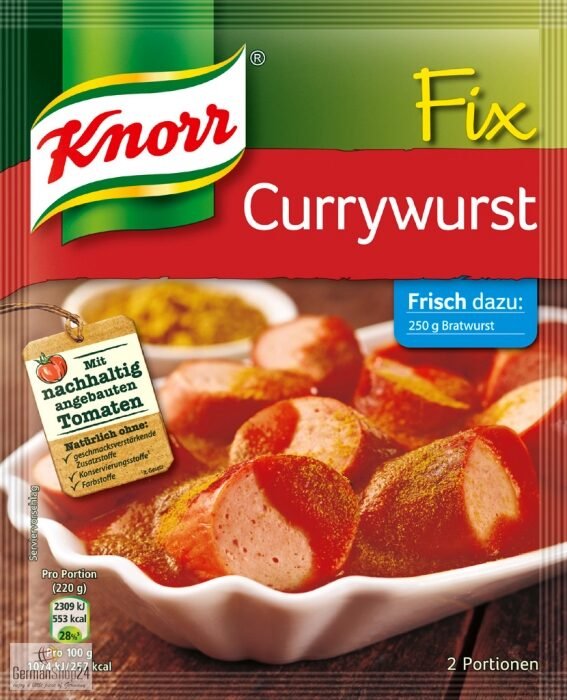Knorr Fix for Curry Sausage